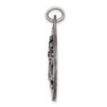 Sterling Silver Antiqued St. Christopher Medal - Image 2