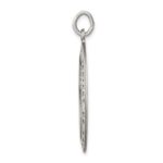Sterling Silver Antiqued St. Christopher Medal - Image 2