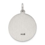 Sterling Silver Antiqued Saint Florian Medal - Image 4
