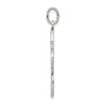 Sterling Silver Antiqued Celtic Cross Charm - Image 2