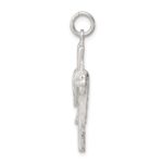 Sterling Silver Draped Cross Charm - Image 2