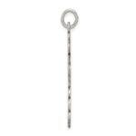 Sterling Silver Antiqued Eastern Orthodox Cross Pendant - Image 2