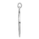 Sterling Silver Rhodium-plated Saint Christopher Medal - Image 2