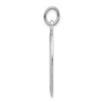 Sterling Silver Rhodium-plated Saint Christopher Medal - Image 2