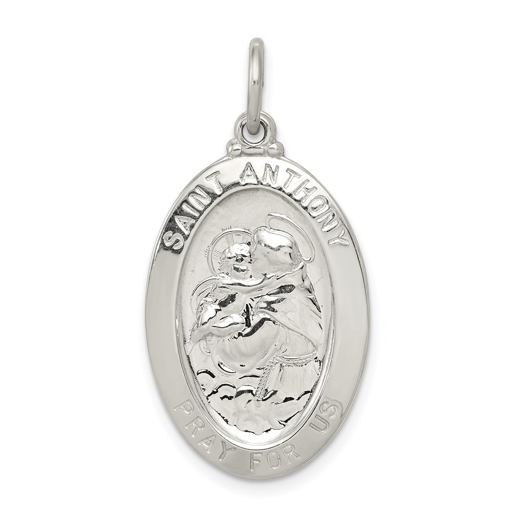 QC5709.jpg Sterling Silver Saint Anthony Medal - Image 1