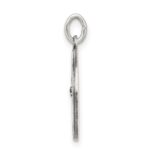 Sterling Silver Antiqued Saint Francis Medal - Image 2