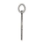 Sterling Silver Antiqued Saint John the Baptist Medal - Image 2