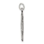 Sterling Silver Antiqued Reversible 4-way Medal - Image 2