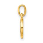 Sterling Silver Gold-tone Polished Letter G Initial Charm - Image 2