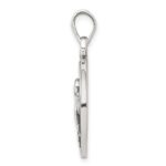 Sterling Silver Polished Antique Finish Aries Horoscope Zodiac Pendant - Image 2