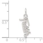 Sterling Silver Faith Pendant - Image 4
