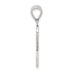 Sterling Silver Antiqued Mi Primera Communion Mini Ribbon Pendant - Image 2