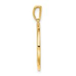 Sterling Silver Gold-plated & CZ Cancer Zodiac Pendant - Image 2