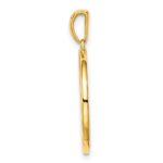 Sterling Silver Gold-plated & CZ Capricorn Zodiac Pendant - Image 2