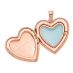Sterling Silver Rose-tone Forever In My Heart Ash Holder Heart Locket - Image 3
