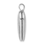 Sterling Silver Rhodium-plated Always With You Ash Holder Heart Locket - Image 2