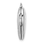 Sterling Silver RH-pl ALWAYS IN MY HEART FOREVER.. 20mm Heart Locket - Image 2
