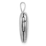 Sterling Silver Rh-plated YOU ARE MY SUNSHINE 16mm Heart Locket - Image 2