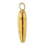 Sterling Silver Gold-tone Forever In My Heart Ash Holder Heart Locket - Image 2