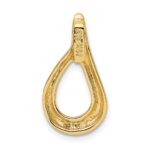 14k Polished Slide Fits up to 4mm Regular/6mm Fancy or Reversible Omega - Image 2