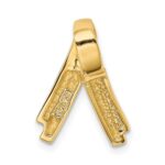14k Polished Slide Fits up to 6mm Regular/Fancy/Reversible Omega - Image 3