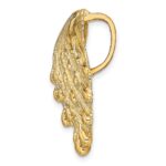 14K Large Lion's Paw Shell Omega Slide - Image 2