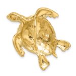 14k Large Polished Turtle Omega Slide - Image 3