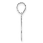 14kw Polished Number 25 Pendant - Image 2