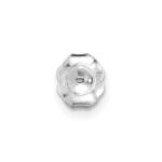 14k White Gold 1/6 carat Lab Grown Diamond VS+ F+ Round Complete Four Prong Heavyweight Stud Earrings - Image 6