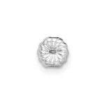 14k White Gold 1/2 carat Certified Lab Grown Diamond VS/SI+ G+ Round Complete Four Prong Heavyweight Stud Earrings - Image 6