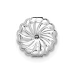 14k White Gold 5 carat Certified Lab Grown Diamond VS/SI+ G+ Round Complete Four Prong Heavyweight Stud Earrings - Image 6