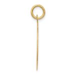 14k Polished and Satin Solid MY CONFIRMATION with Dove Round Disc Pendant - Image 2