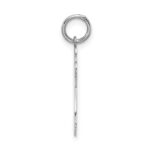 Sterling Silver Rhodium-plated Kid Charm - Image 2