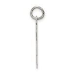 Sterling Silver Rhodium-plated Kid Charm - Image 2