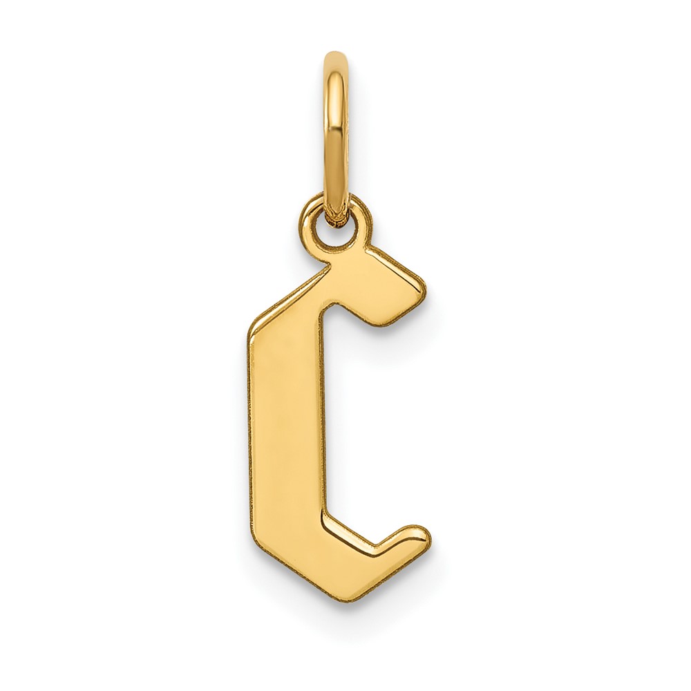 XNA1335GP_C.jpg 14KY Letter C Initial Pendant - Image 1