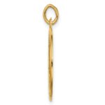 14k Polished and Satin Solid Small Round St. Joseph Medal Pendant - Image 2