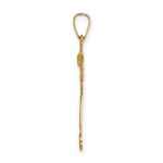 14k Polished Solid Risen Christ Pendant - Image 2