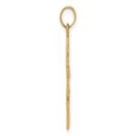 14k Polished Eastern Orthodox Cross Pendant - Image 2