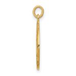 14k Polished and Satin Solid Saint Andrew Medal Charm - Image 2