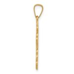 14k Eastern Orthodox Cross Charm - Image 2