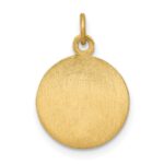 14k Polished and Satin Solid Saint Andrew Medal Charm - Image 4