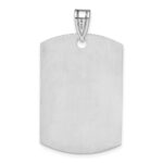 Sterling Silver Rhodium-plated Medical Jewelry Pendant - Image 3