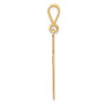 14K Laser Cut FAITH Cross Charm - Image 2