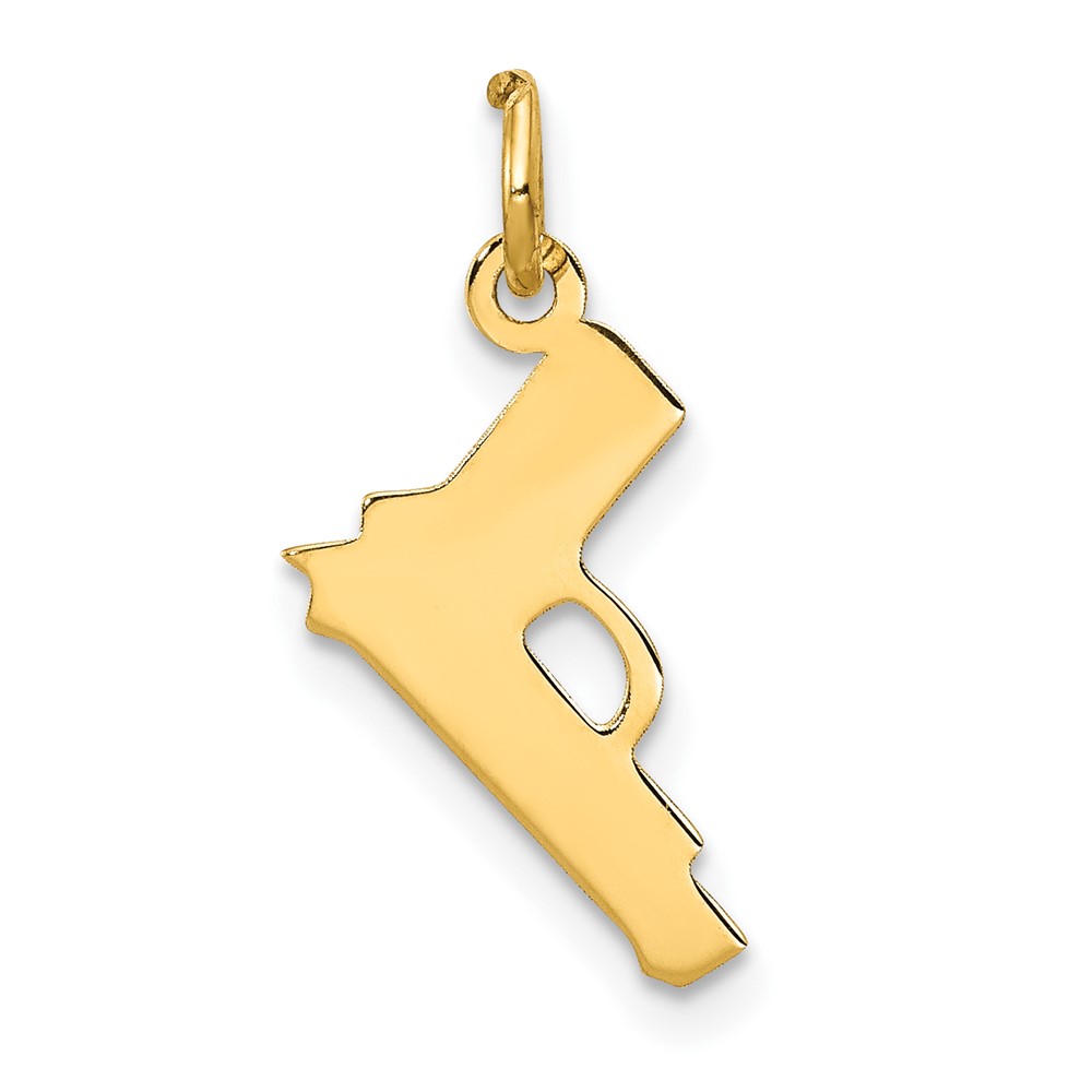 YC497.jpg 14k Pistol Charm - Image 1