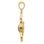 14k Enameled 3-D Bumblebee Pendant - Image 2
