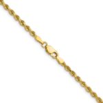 14K 2.75mm Diamond-cut Rope with Lobster Clasp Chain - Image 3