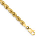 14K 4mm Regular Rope with Lobster Clasp Chain