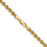 14K 5mm Regular Rope with Lobster Clasp Chain - Image 3
