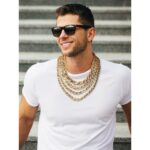 14K 10mm Diamond-cut Rope with Fancy Lobster Clasp Chain - Image 7