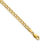 10k 4.3mm Semi-Solid Curb Link Chain